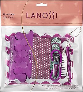Kit pedicure to go possui tamanho compacto, ideal para carregar na bolsa