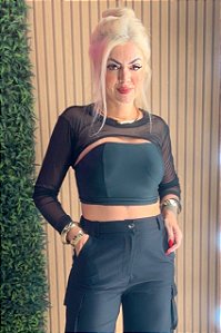 BLUSA BOLERO TULE PRISCILA