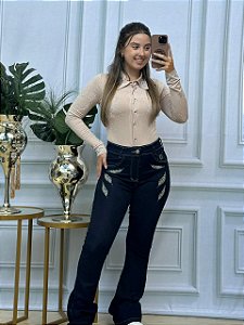 CALÇA JEANS FLARE OFELIA