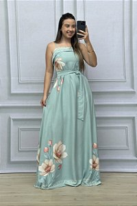 VESTIDO LONGO VISCOLINHO GISLAINE