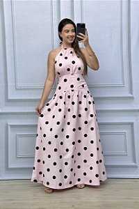 VESTIDO LONGO MARRANT POÁ KATERINA
