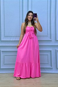 VESTIDO VISCO SARJA LONGO FABIANA