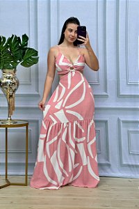 VESTIDO LONGO CREPE DUNA NADIA