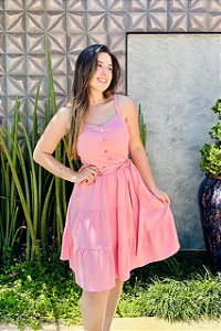 VESTIDO CURTO VISCOLINHO ANGELINA