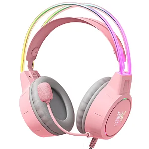 Headset Gamer Onikuma X15 rosa