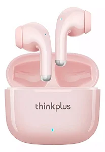 Fone Lenovo Bluetooth LP40 rosa