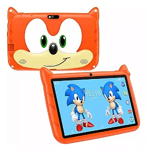 Tablet do Sonic infantil laranja