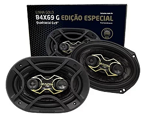 Alto Falante Bravox B4X69G - 6X9 Polegadas - Linha Gold
