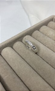 anel traçado prata 950 tamanho 15