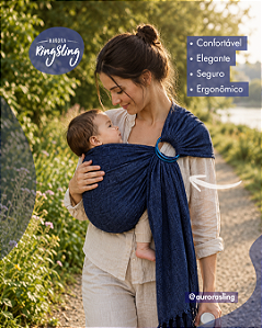 Ring Sling Azul Escuro