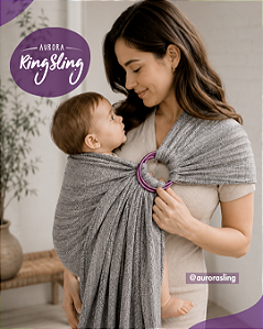 Ring Sling Preto Mescla