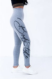 CALÇA LEGGING ESSENCE BODY STYLE - CINZA