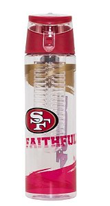 Garrafa  Squeeze Com Infusor San Francisco 49ers - Nfl