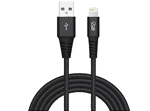 CABO DE CARREGADOR IPHONE COR PRETO