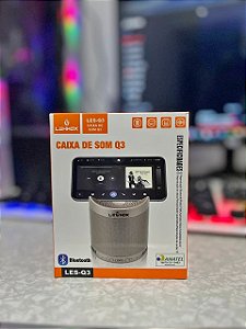 Caixinha de Som Bluetooth Q3 cor Preto
