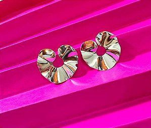 Brinco orgânico meia lua ondulado