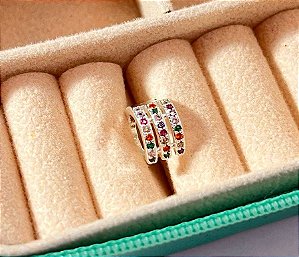 Piercing fake traços color