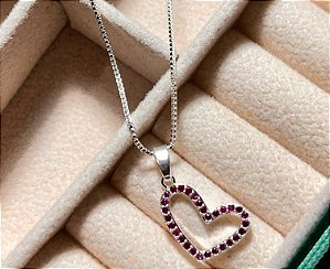 Coração lateral de zircônia