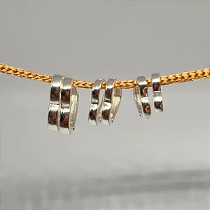 Trio argolinha coração