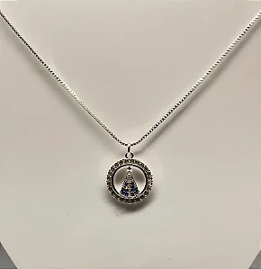 Colar nossa senhora redondo