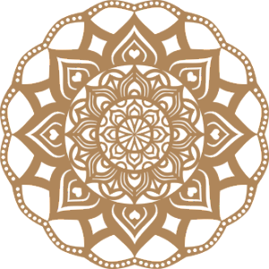 Mandala Floral Decorativa 4 em MDF Cru