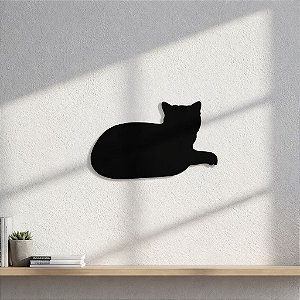 Placa Decorativa Gato 1 em Acrílico