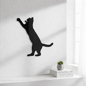 Placa Decorativa Gato 6 em Acrílico