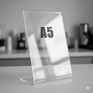 Display de Acrílico Transparente A5