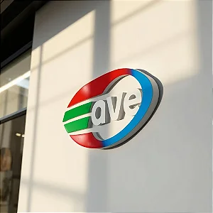 Logo 3D Personalizado em PVC Expandido com Impressão UV