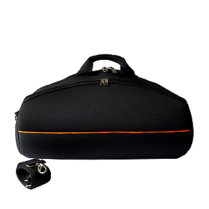 Case Capa - Compatível com Jbl Boombox 3 Com Bolso E Alça Transporte Aveludado Macio Resistente Espaço Carregador