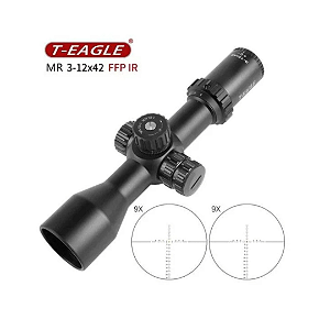 Luneta T-Eagle Optics MR 3-12x42 FFP Retículo Iluminado