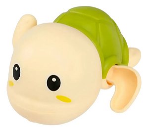 Brinquedo Infantil Bebe Criança Água Nada Ao Dar Corda Tartaruga  Pimpolho
