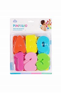 Brinquedo Pimpolho ABC de Banho Letras e Números (3+)