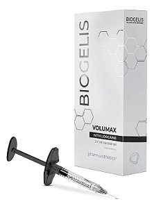 Preenchedor Biogelis VOLUMAX com Lidocaína 2x1ml – Ácido Hialurônico Reticulado