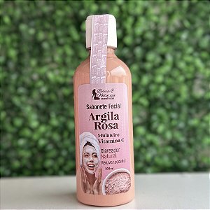 Sabonete facial Argila Rosa 300ml