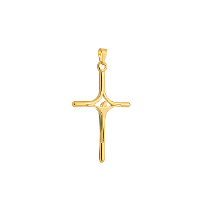 Pingente Dourado Crucifixo - Khlóris