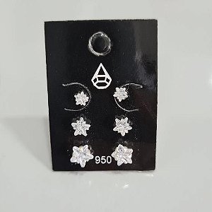 Trio Zircônia Estrela