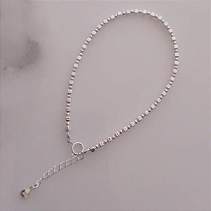 Pulseira Bolinhas E Quadradinhos 2mm