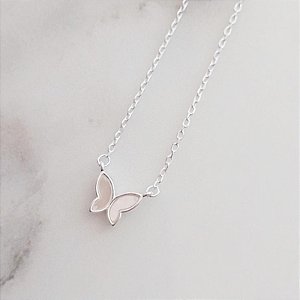 Colar Borboleta Madrepérola