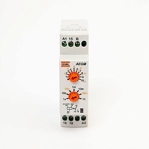Relé Temporizador Multi Escala Retardo Pulso Coel Ac/dc Aegm
