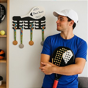 Suporte Medalhas Beach Tennis Mdf 6mm