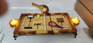 Mini Quadra de Tênis Decorativa: Relaxamento, Decoração e Estilo em um Só Produto