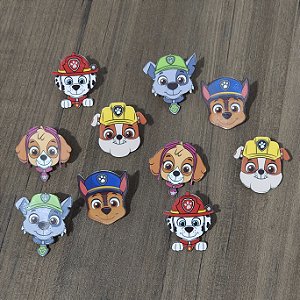Lacinho P Acrílico Patrulha Canina 10 unidades