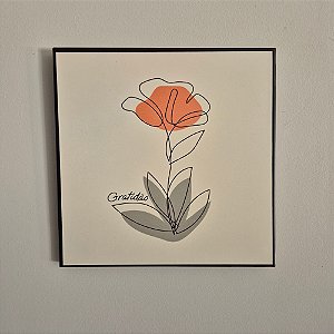 Quadro de Aço Duna Oliva Gratidão