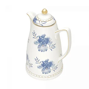 Garrafa Térmica de Porcelana Floral 900mL