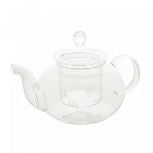 Chaleira de Vidro Borossilicato Resistente ao Calor 860ml