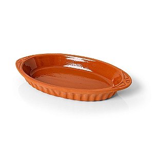 Bandeja de Forno com Alça 28cm Tuzla Mocca