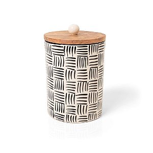 Pote com Tampa Versailles Oliver 12cm x 19cm