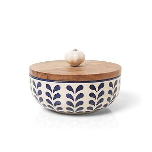 Potiche com Tampa Versailles Iris 17cm x 11cm