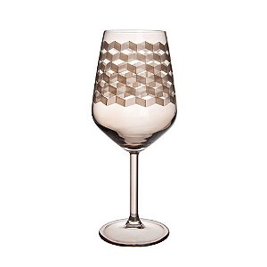 Taça Geo 490 ml Fume